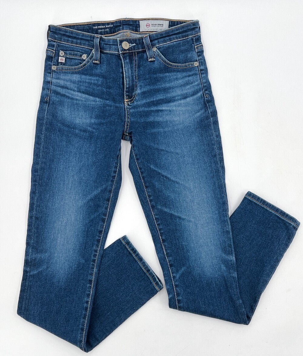 Adriano Goldschmeid AG Jeans Womens 25 Regular Prima Cigarette Ankle Skinny